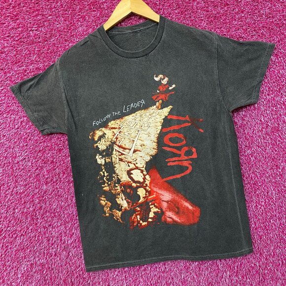 Korn Follow The Leader Nu Metal Band T-Shirt Medium - Picture 3 of 4